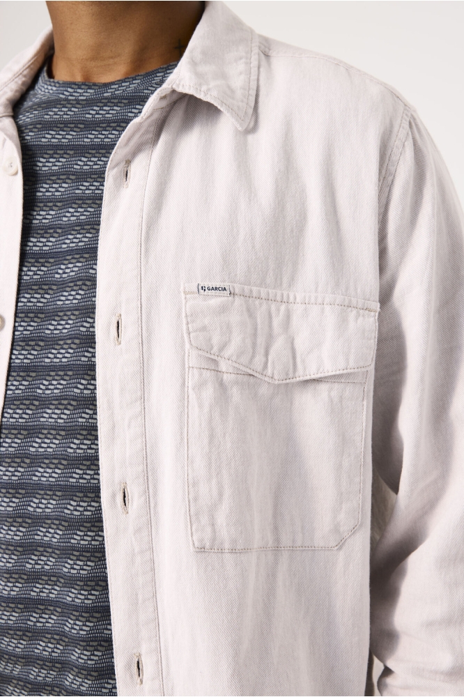 OVERSHIRT D51101 2540 ASH GREY